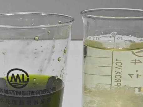 造纸废水脱色实验